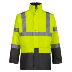Veste de pluie haute visibilité jaune fluo Bandit North Ways 100% PU