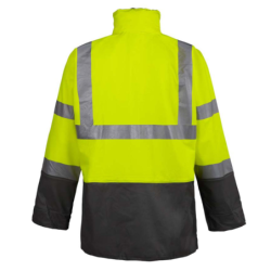 Veste de pluie haute visibilité jaune fluo Bandit 100% PU