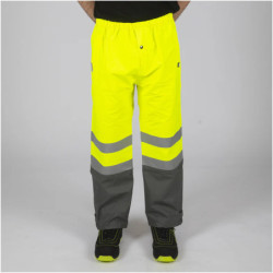 Pantalon de pluie haute visibilité jaune fluo Griffis North Ways