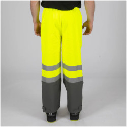 Pantalon de pluie haute visibilité jaune fluo Griffis North Ways