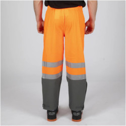 Pantalon de pluie haute visibilité orange fluo Griffis North Ways