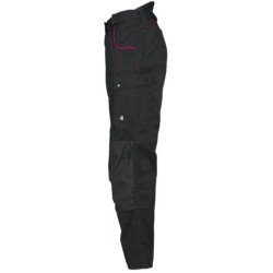 Pantalon de travail pour femme EDEN multipohes noir