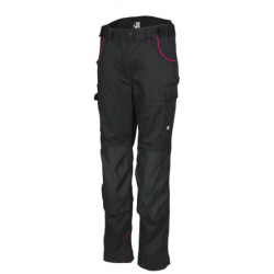Pantalon de travail pour femme EDEN North Ways multipohes noir