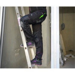 Pantalon de travail pour femme EDEN multipohes noir