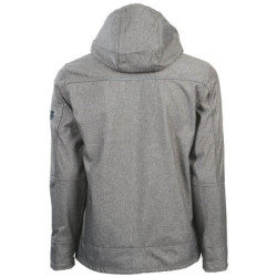 Veste Softshell imperméable à capuche Flores North Ways gris chiné