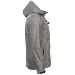 Veste Softshell imperméable à capuche Flores gris chiné