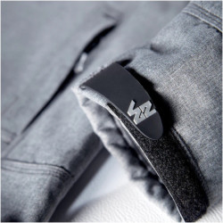 Veste Softshell imperméable à capuche Flores gris chiné