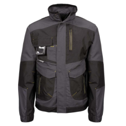 Veste Fournier déperlante 6 poches gris et noir 1201
