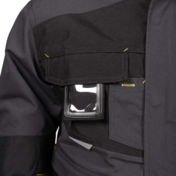 Veste Fournier déperlante 6 poches gris et noir 1201