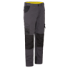 Pantalon de travail Adam gris et noir avec emplacements genouillères