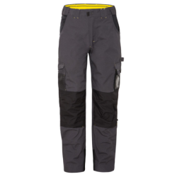 Pantalon de travail North Ways Adam gris et noir avec emplacements genouillères