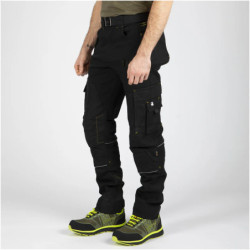 Pantalon de travail North Ways Howard noir multipoches