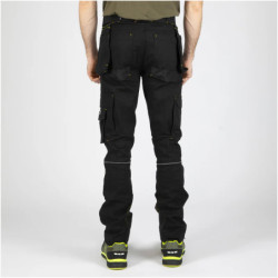 Pantalon de travail North Ways Howard noir multipoches