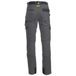 Pantalon de travail North Ways Cary couleur gris et noir