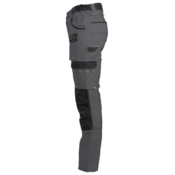 Pantalon de travail North Ways Cary couleur gris et noir