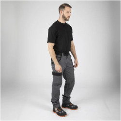 Pantalon de travail North Ways Cary couleur gris et noir