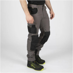 Pantalon de travail North Ways Richy multipoches Gris