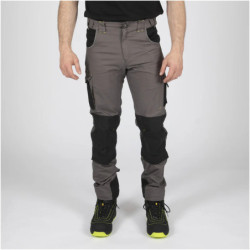 Pantalon de travail North Ways Richy multipoches Gris