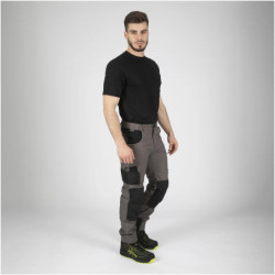 Pantalon de travail North Ways Richy multipoches Gris