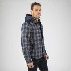 Sur-chemise de travail Graf chaude à capuche Marine