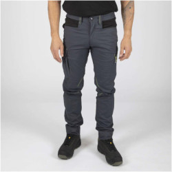 Pantalon de travail multipoches Edward Nine Worths couleur gris