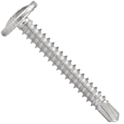 Vis autoperceuse tête cylindrique crantée extra large zinguée Phillips Ø4.2mm