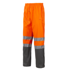 Pantalon de pluie haute visibilité orange fluo Griffis North Ways
