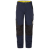 Pantalon de travail Nine Worths Adam bleu marine avec emplacements genouillères