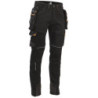 Pantalon de travail Vicente noir/camel