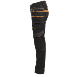 Pantalon de travail Vicente noir/camel