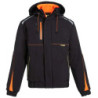 Veste respirante waterproof Morane noir et orange North way