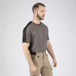 T-shirt homme Andy col rond Gris