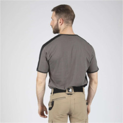 T-shirt homme Andy col rond Gris