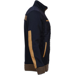 Gilet de travail Andreu molletonné Marine et Camel