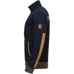 Gilet de travail Andreu molletonné Marine et Camel
