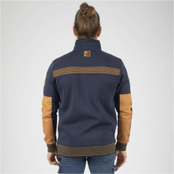 Gilet de travail Andreu molletonné Marine et Camel