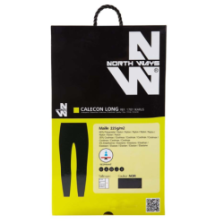 Caleçon long sous-vêtement respirant Nine Worths Ikarus Coolmax noir