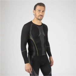 Tee-shirt manches longues sous-vêtement respirant North Ways Caproni noir