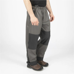 Pantalon de pluie North Ways Flex unisexe Piranha gris noir 50% PU 50% PVC