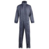 Combinaison de pluie unisexe ORK North Ways avec capuche et double fermeture marine