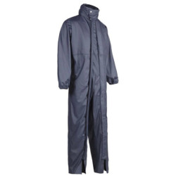 Combinaison de pluie unisexe ORK North Ways avec capuche et double fermeture marine