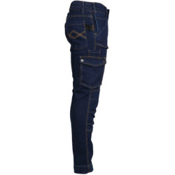 Pantalon de travail multipoches façon jean Usain North Ways col
