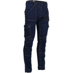 Pantalon de travail multipoches façon jean Usain North Ways col