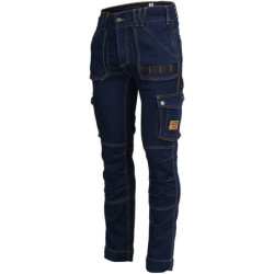 Pantalon de travail multipoches façon jean Usain North Ways col