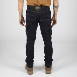 Pantalon de travail multipoches façon jean Usain North Ways col