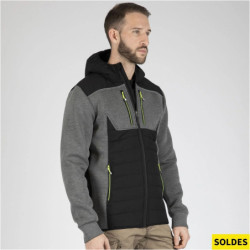 Blouson de travail HIRO couleur Gris et noir