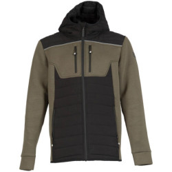 Blouson de travail HIRO couleur Kaki et noir