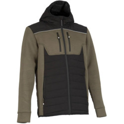 Blouson de travail HIRO couleur Kaki et noir