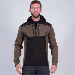 Blouson de travail HIRO couleur Kaki et noir