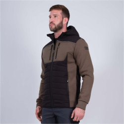 Blouson de travail HIRO couleur Kaki et noir